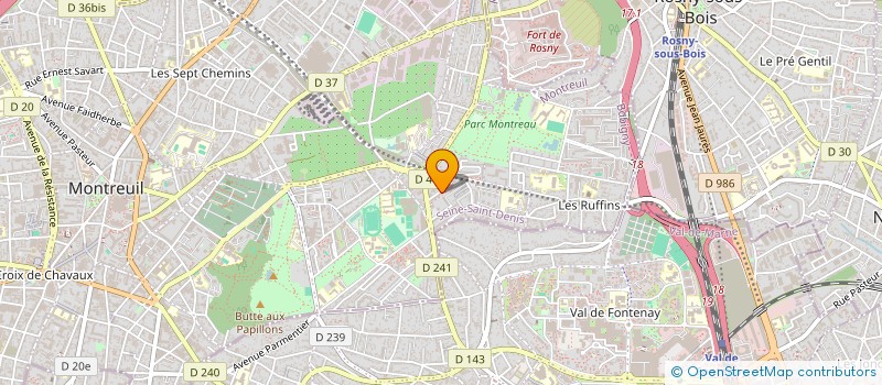 localisation de l'entreprise MONSIEUR ALI BOUKHALFA à MONTREUIL