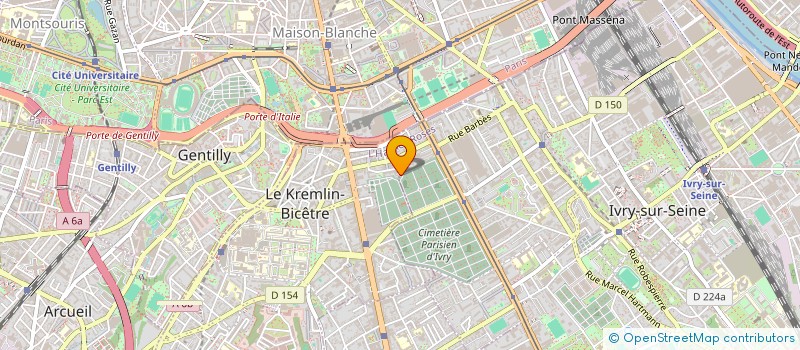 localisation de l'entreprise MONSIEUR ALI BOUKRIF  IVRY-SUR-SEINE