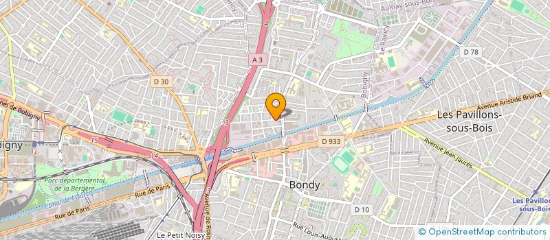 localisation de l'entreprise MONSIEUR ALI BOULILA  BONDY