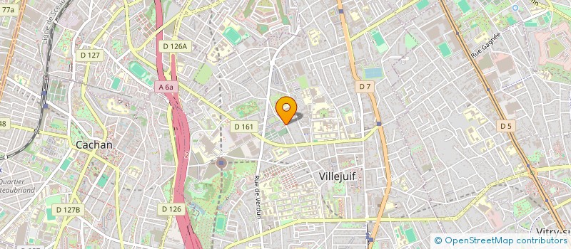 localisation de l'entreprise MONSIEUR ALI BOULOUFA à VILLEJUIF