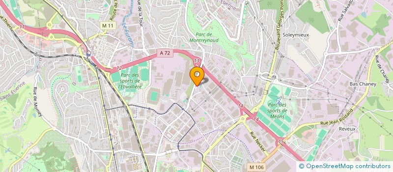 localisation de l'entreprise MONSIEUR ALI BOUMAZA  SAINT-ETIENNE