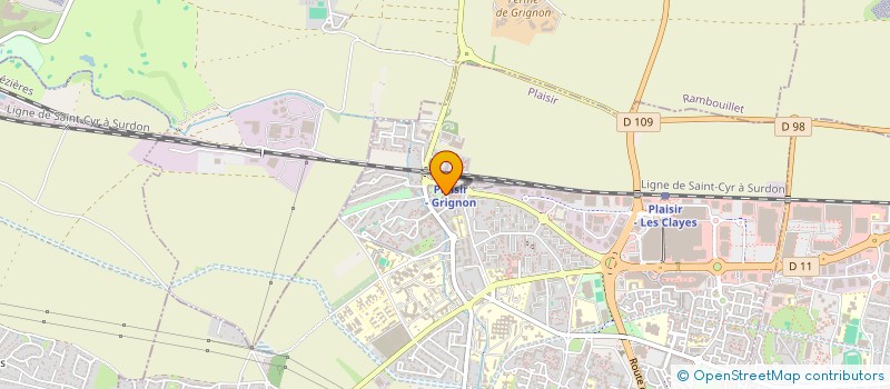 localisation de l'entreprise MONSIEUR ALI BOUMHIDI à PLAISIR