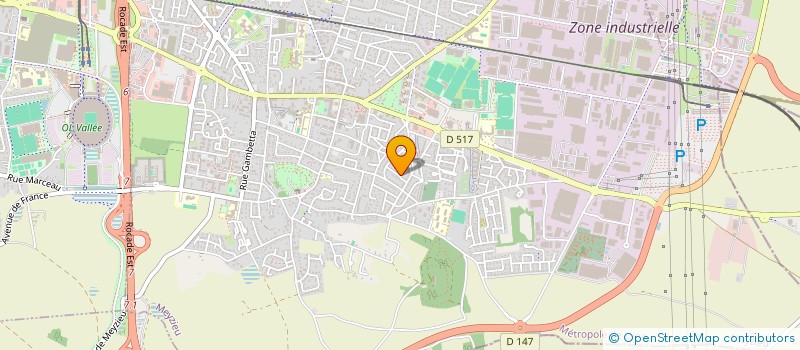 localisation de l'entreprise MONSIEUR ALI BOUREGBA  MEYZIEU