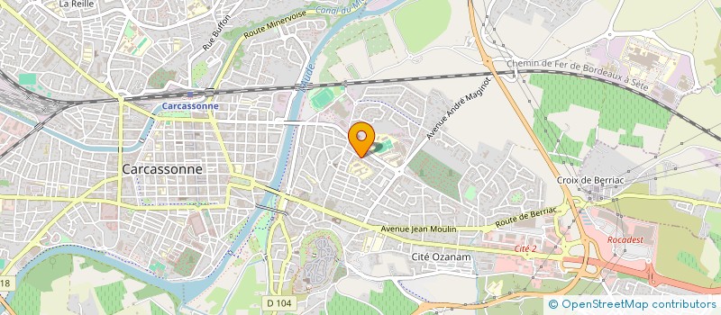 localisation de l'entreprise MONSIEUR ALI BOUREK à CARCASSONNE