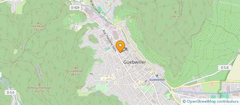 localisation de l'entreprise MONSIEUR ALI BOUTERFAS à GUEBWILLER
