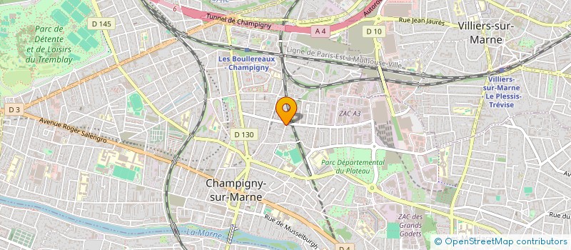 localisation de l'entreprise MONSIEUR ALI BOUZARARI à CHAMPIGNY-SUR-MARNE