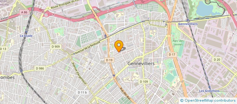localisation de l'entreprise MONSIEUR ALI BOUZELHA à GENNEVILLIERS