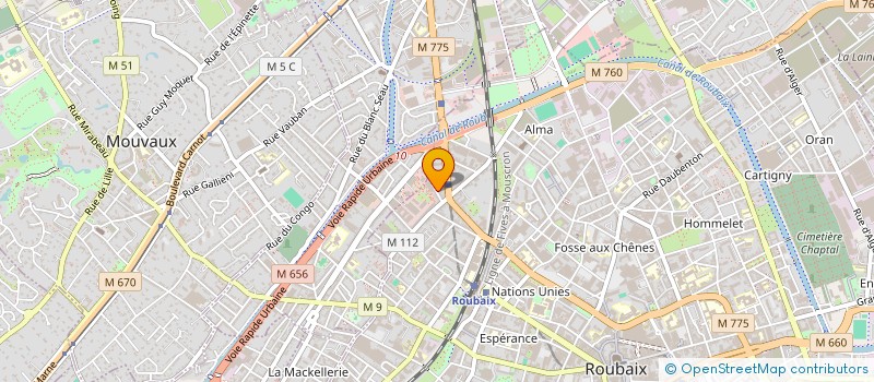 localisation de l'entreprise MONSIEUR ALI BOZ  ROUBAIX