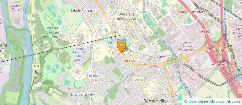 localisation de l'entreprise MONSIEUR ALI BRADAI  TOULOUSE