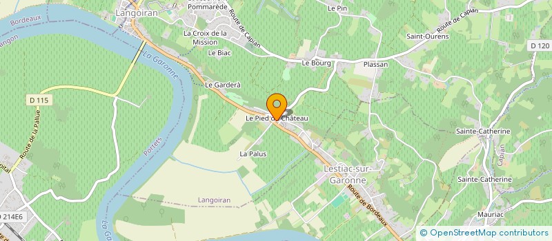 localisation de l'entreprise MONSIEUR ALI BRAHMI  LANGOIRAN