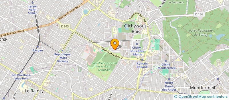 localisation de l'entreprise MONSIEUR ALI BURAK  CLICHY-SOUS-BOIS