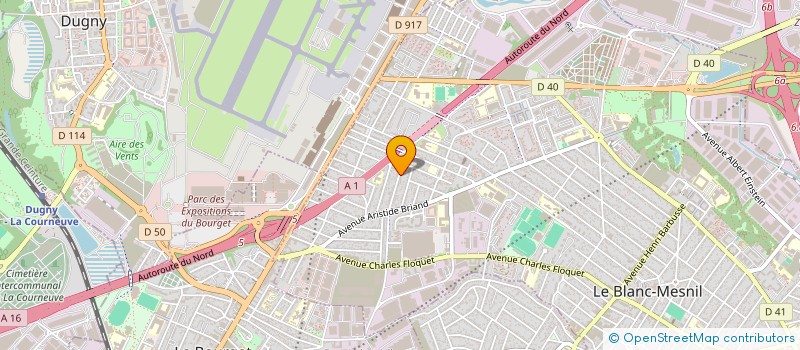 localisation de l'entreprise MONSIEUR ALI BUYRUKCAN à LE BLANC-MESNIL