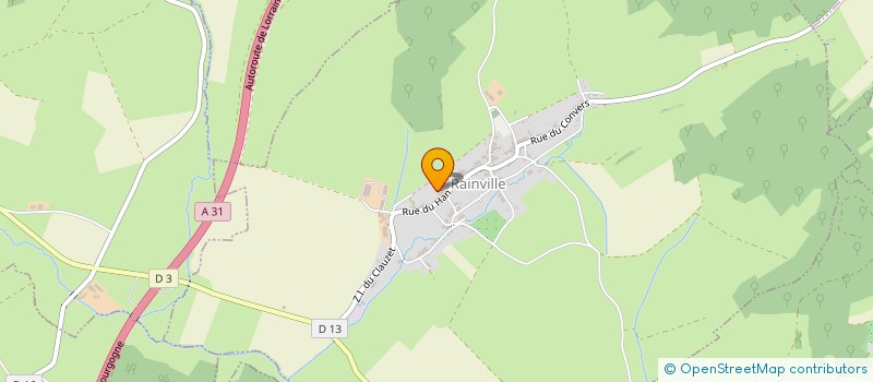 localisation de l'entreprise MONSIEUR ALI CAMARA  RAINVILLE