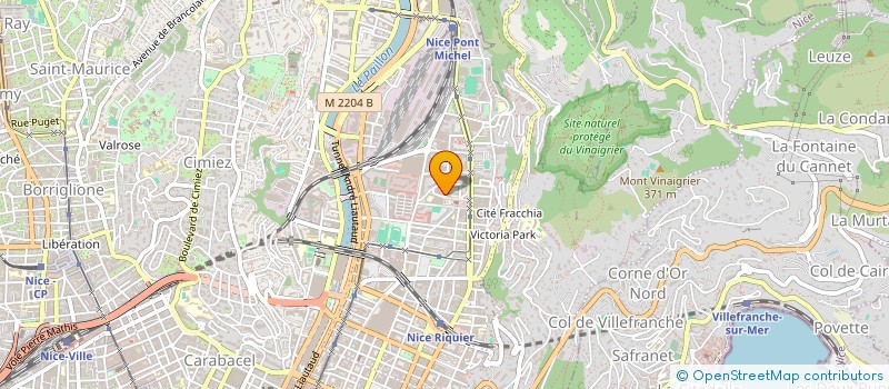 localisation de l'entreprise MONSIEUR ALI CHAABNIA à NICE