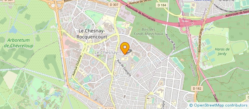 localisation de l'entreprise MONSIEUR ALI CHAHED  LE CHESNAY-ROCQUENCOURT