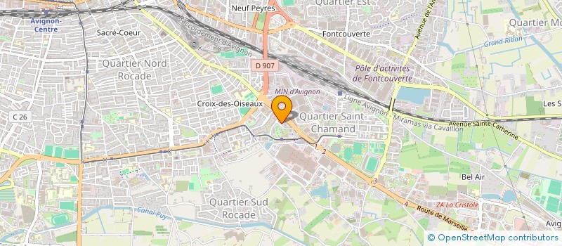 localisation de l'entreprise MONSIEUR ALI CHALABI  AVIGNON