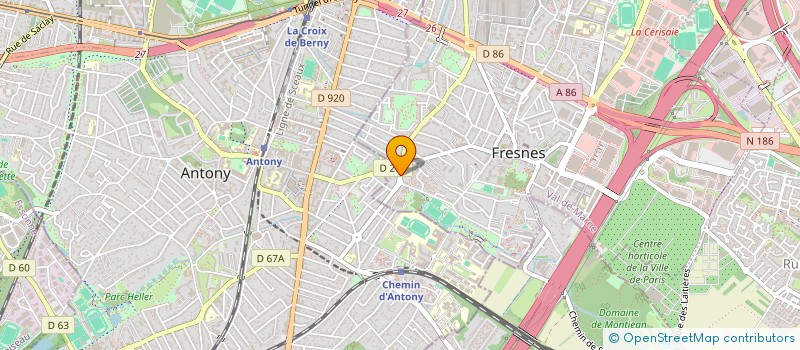 localisation de l'entreprise MONSIEUR ALI CHAMDUAK à FRESNES