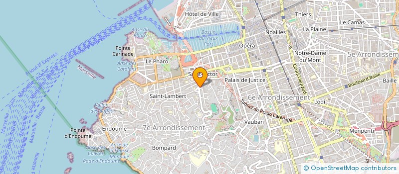 localisation de l'entreprise MONSIEUR ALI CHATER à MARSEILLE