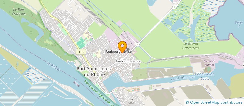localisation de l'entreprise MONSIEUR ALI CHENOUFI à PORT-SAINT-LOUIS-DU-RHONE