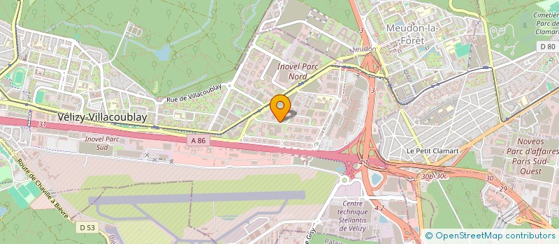 localisation de l'entreprise MONSIEUR ALI CHERIAA  VELIZY-VILLACOUBLAY