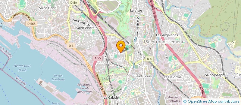 localisation de l'entreprise MONSIEUR ALI CHERID  MARSEILLE 16EME