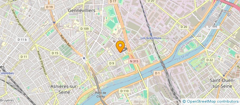 localisation de l'entreprise MONSIEUR ALI CHETOUI  GENNEVILLIERS