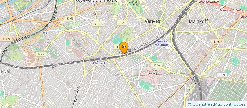 localisation de l'entreprise MONSIEUR ALI CHOKOR  VANVES