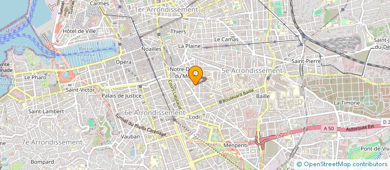 localisation de l'entreprise MONSIEUR ALI CHOQRI à MARSEILLE