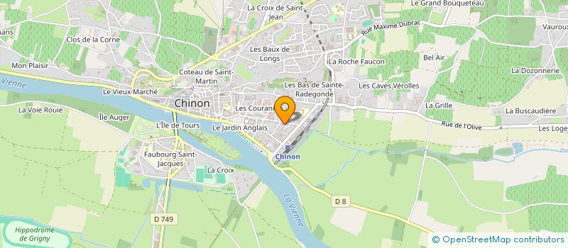 localisation de l'entreprise MONSIEUR ALI CHOUAIB  CHINON