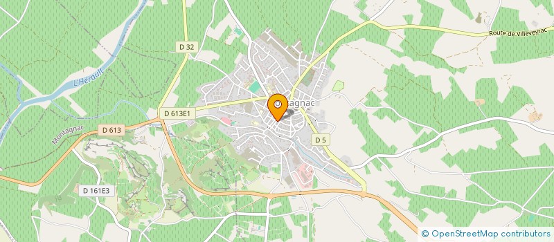 localisation de l'entreprise MONSIEUR ALI CHOUDAR  MONTAGNAC