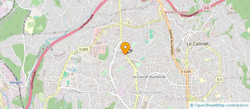 localisation de l'entreprise MONSIEUR ALI CHOUMALI à LE CANNET
