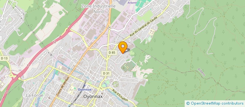 localisation de l'entreprise MONSIEUR ALI COSGUN à OYONNAX