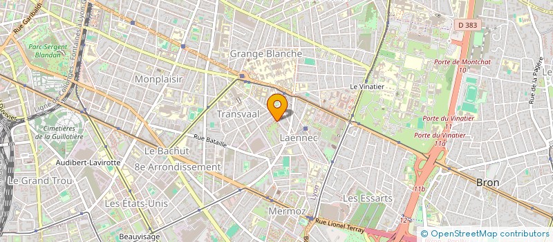 localisation de l'entreprise MONSIEUR ALI DAHMANI  LYON