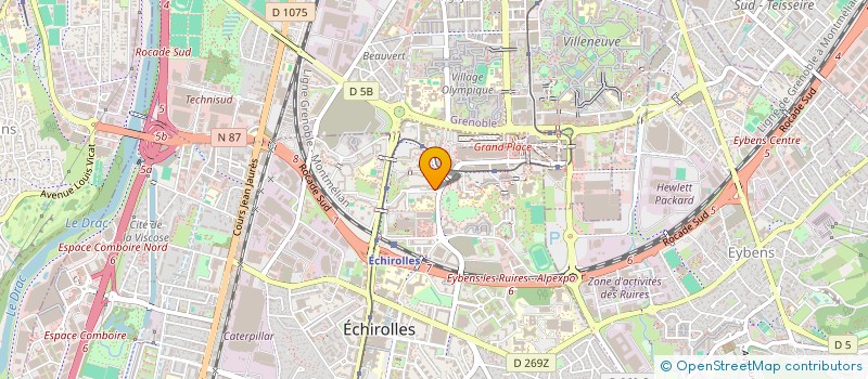 localisation de l'entreprise MONSIEUR ALI DEBBACHE à ECHIROLLES