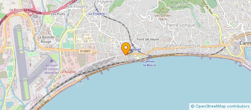 localisation de l'entreprise MONSIEUR ALI DEBBOUZ MAAOUEJ à CANNES