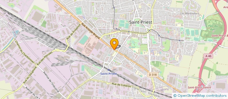 localisation de l'entreprise MONSIEUR ALI DEGIRMENCIOGLU  SAINT-PRIEST