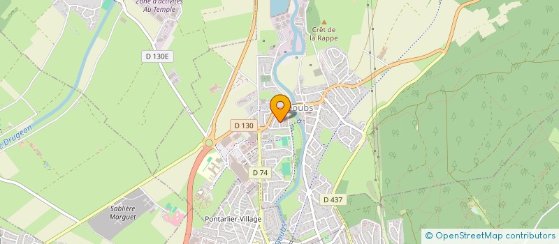 localisation de l'entreprise MONSIEUR ALI DEMIR  DOUBS