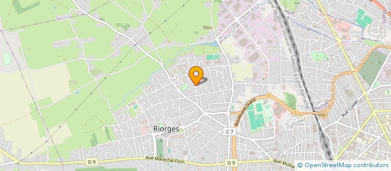 localisation de l'entreprise MONSIEUR ALI DERMOUN à RIORGES