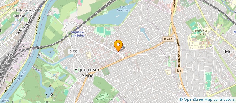 localisation de l'entreprise MONSIEUR ALI DEROUICH à VIGNEUX-SUR-SEINE