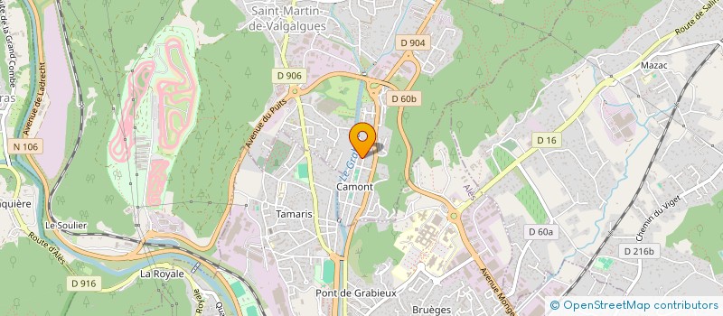 localisation de l'entreprise MONSIEUR ALI DERRADJ  SAINT-MARTIN-DE-VALGALGUES