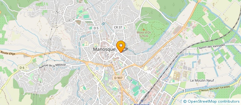 localisation de l'entreprise MONSIEUR ALI DERRADJI à MANOSQUE