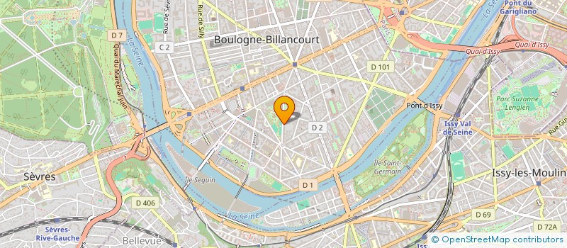 localisation de l'entreprise MONSIEUR ALI DHANE à BOULOGNE-BILLANCOURT