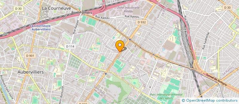 localisation de l'entreprise MONSIEUR ALI DIARRA à LA COURNEUVE