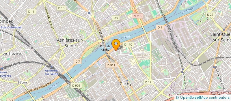 localisation de l'entreprise MONSIEUR ALI DIARRA à CLICHY