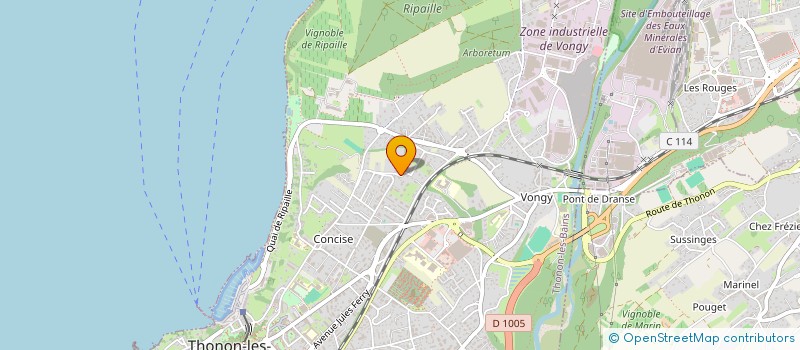 localisation de l'entreprise MONSIEUR ALI DIKME à THONON-LES-BAINS
