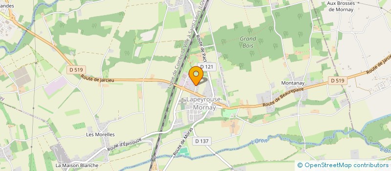 localisation de l'entreprise MONSIEUR ALI DINCER  LAPEYROUSE-MORNAY