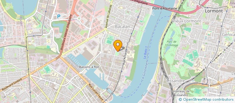 localisation de l'entreprise MONSIEUR ALI DIOIUF CISSE  BORDEAUX