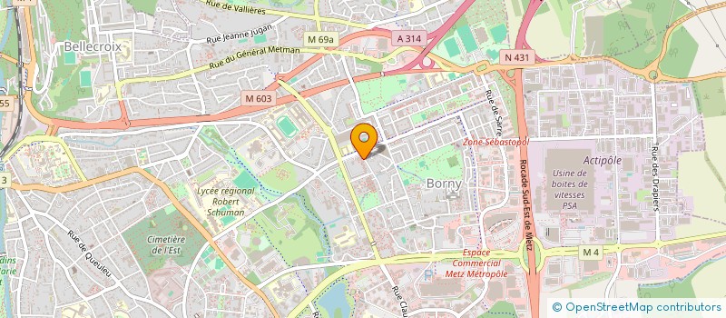 localisation de l'entreprise MONSIEUR ALI DIRBA  METZ