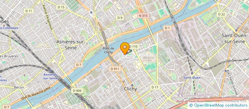 localisation de l'entreprise MONSIEUR ALI DJAMIL à CLICHY