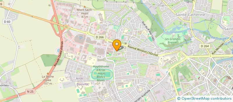localisation de l'entreprise MONSIEUR ALI DJEDO MOUSSA à ARRAS